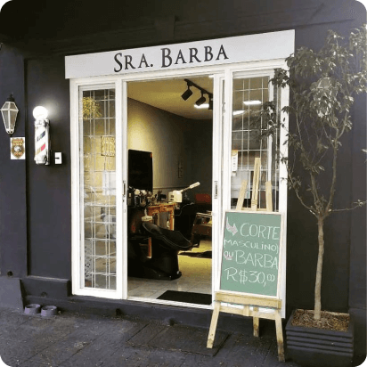 entrada barbearia